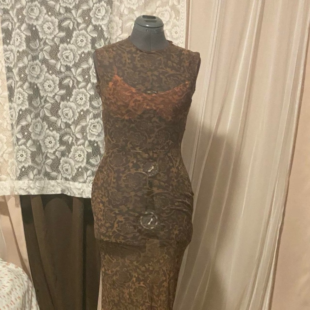 90s mesh dress